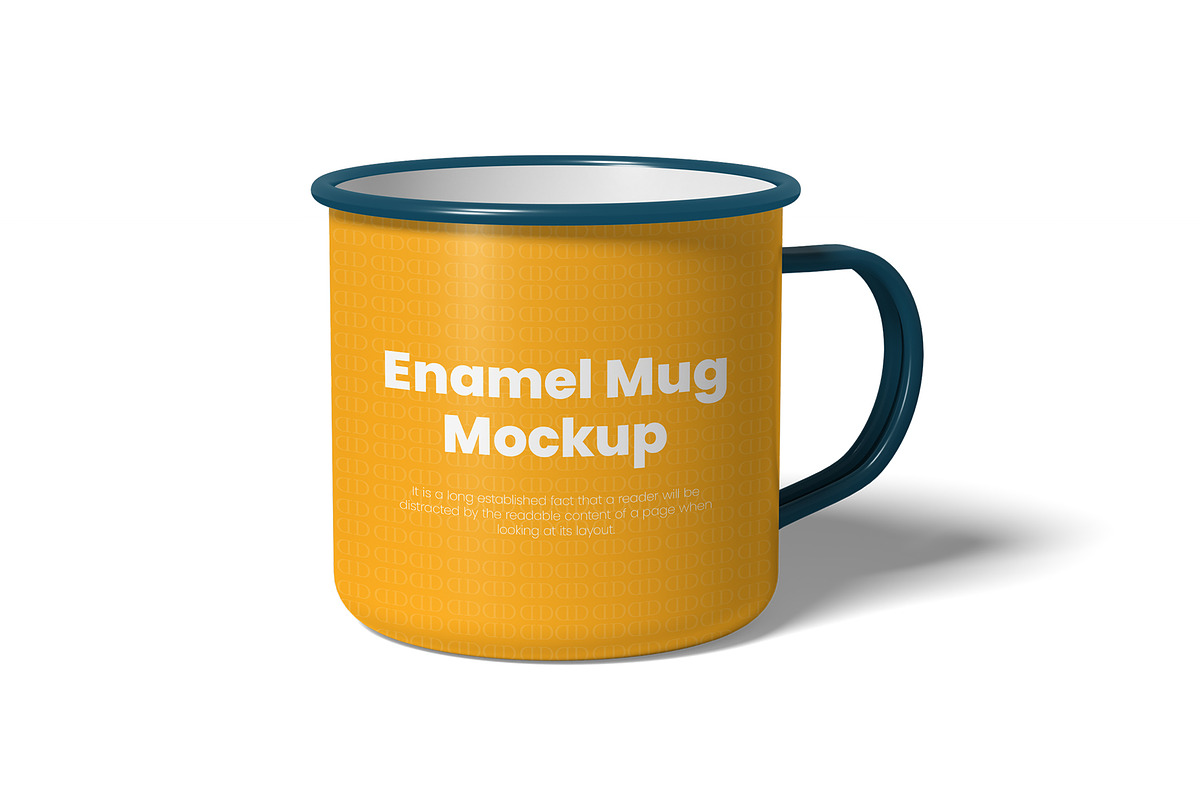 Enamel Mug Mockup, a Cups & Container Mockup by Designbuys (Photo 2 of 2)
