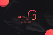 Enwicken Slab-Serif Typeface, a Slab Serif Font by Foxtype (Thumbnail 2 of 10)