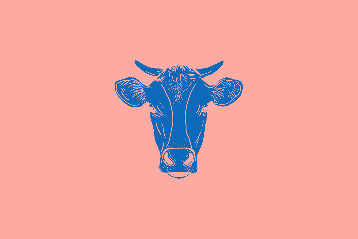 Vector Bovine Graphics, an Animal Illustration by Dorey Kronick Art&Design (Photo 10 of 19)