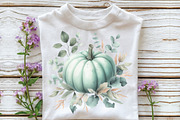 Mint Fresh Green Autumn Clipart, an Illustration by CraftArtStudio (Thumbnail 4 of 6)