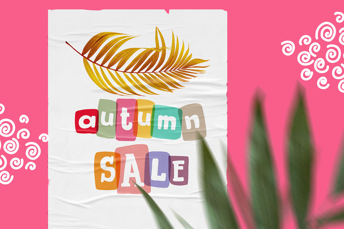 New Collage colored font, a Slab Serif Font by kaer_shop (Photo 4 of 12)
