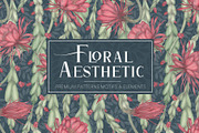Floral Aesthetic Vintage Patterns, a Pattern Graphic by Alisa Fimen Design (Thumbnail 1 of 13)