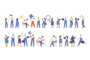 Business people vector bundle, a Person Illustration by Vector_Art (Thumbnail 2 of 18)