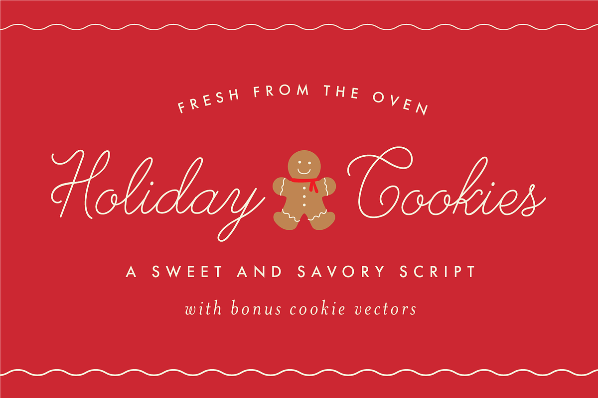 Holiday Cookies, A Christmas Script
