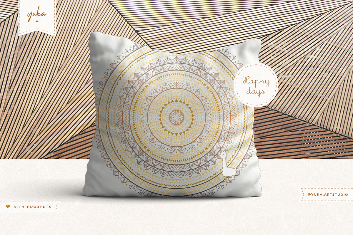 Sweet Day | Mandala Artwork, a Pattern Graphic by Yuka Baby (Photo 4 of 6)