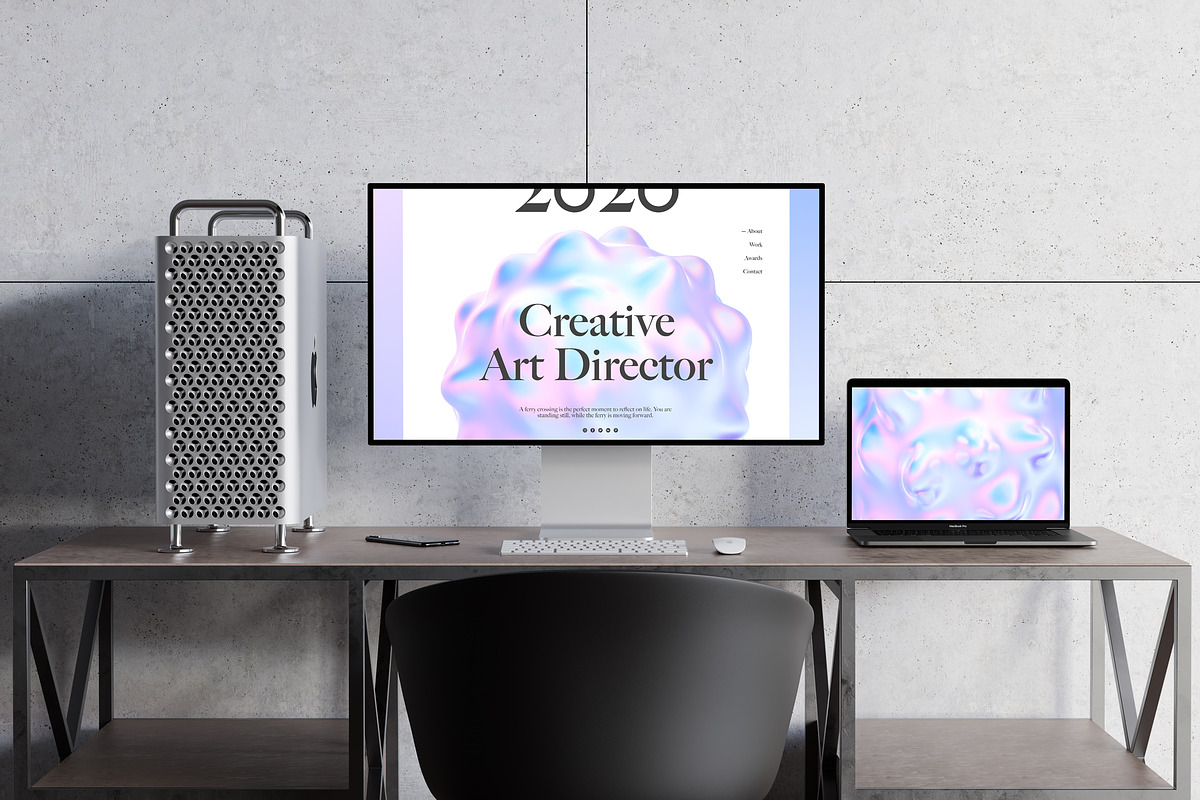 Fluid Holographic Shapes, a Texture Illustration by Mockups & Illustrations (Photo 3 of 9)