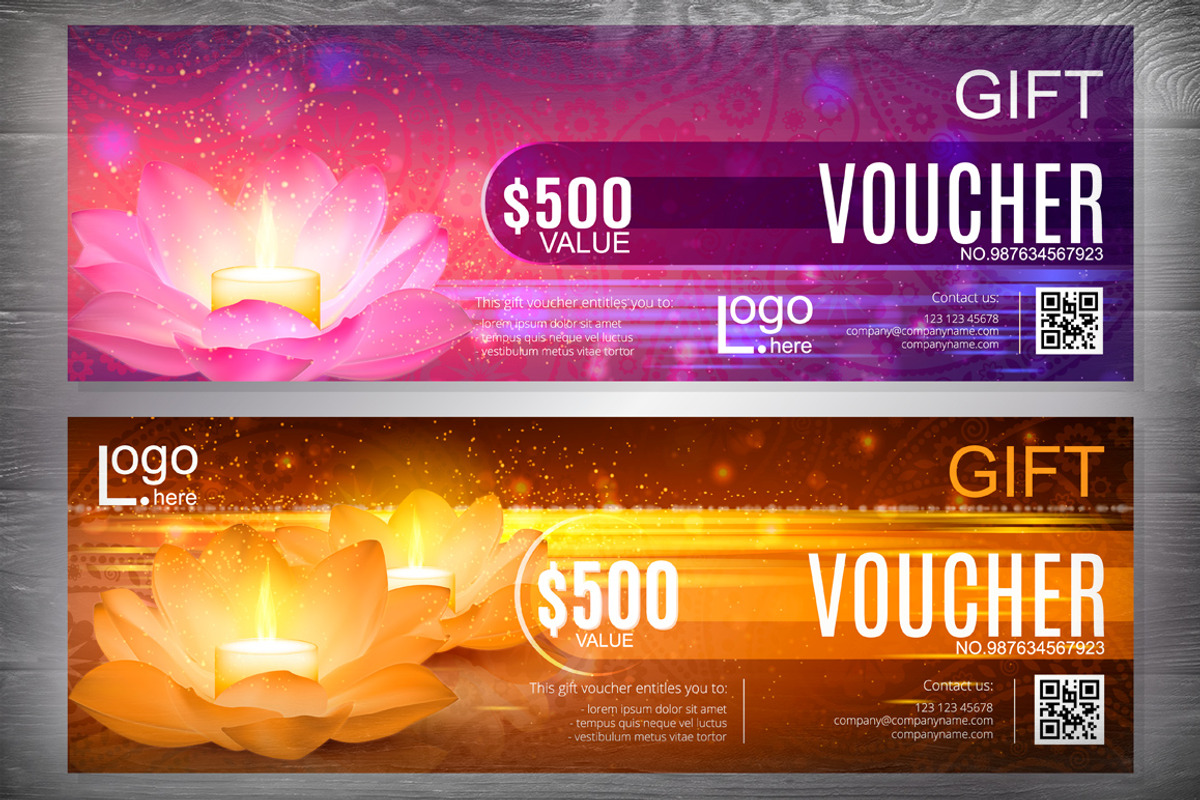Vector Vouchers MEGA Bundle, an Invitation Template by leezarius (Photo 11 of 14)