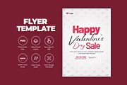 Valentine's Day Flyer, a Flyer Template by Saman Osama (Thumbnail 1 of 3)