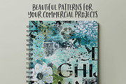Aquamarine Abstract Textures, a Texture Graphic by Polka Dot Pixels (Thumbnail 5 of 5)