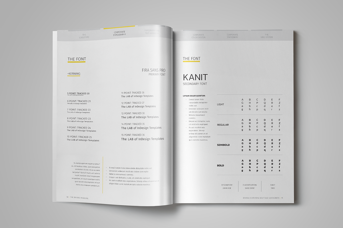 Brand Manual, a Templates & Theme by StockInDesign (Photo 5 of 10)