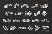 80 Crumpled Paper Arrow Doodles, an Object Graphic by Ksuview (Thumbnail 3 of 6)