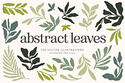 Abstract Leaf Vectors, an Object Graphic by Emma Webb Studio (Thumbnail 1 of 6)