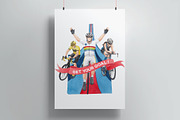 Bicycle Riding Watercolor, a Decorative Illustration by CreativeValuation (Thumbnail 10 of 12)