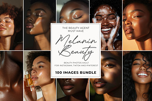 100 Melanin Beauty Stock Images