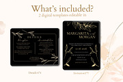 Canva Elegant * Wedding Invitation*, an Invitation Template by ElladesignCo (Thumbnail 3 of 5)