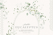 Watercolor Eucalyptus Green Floral, a Decorative Illustration by Veris Studio (Thumbnail 4 of 20)