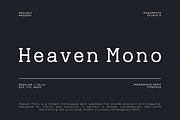 Heaven Mono – Monospace Serif, a Serif Font by RagamKata (Thumbnail 1 of 10)