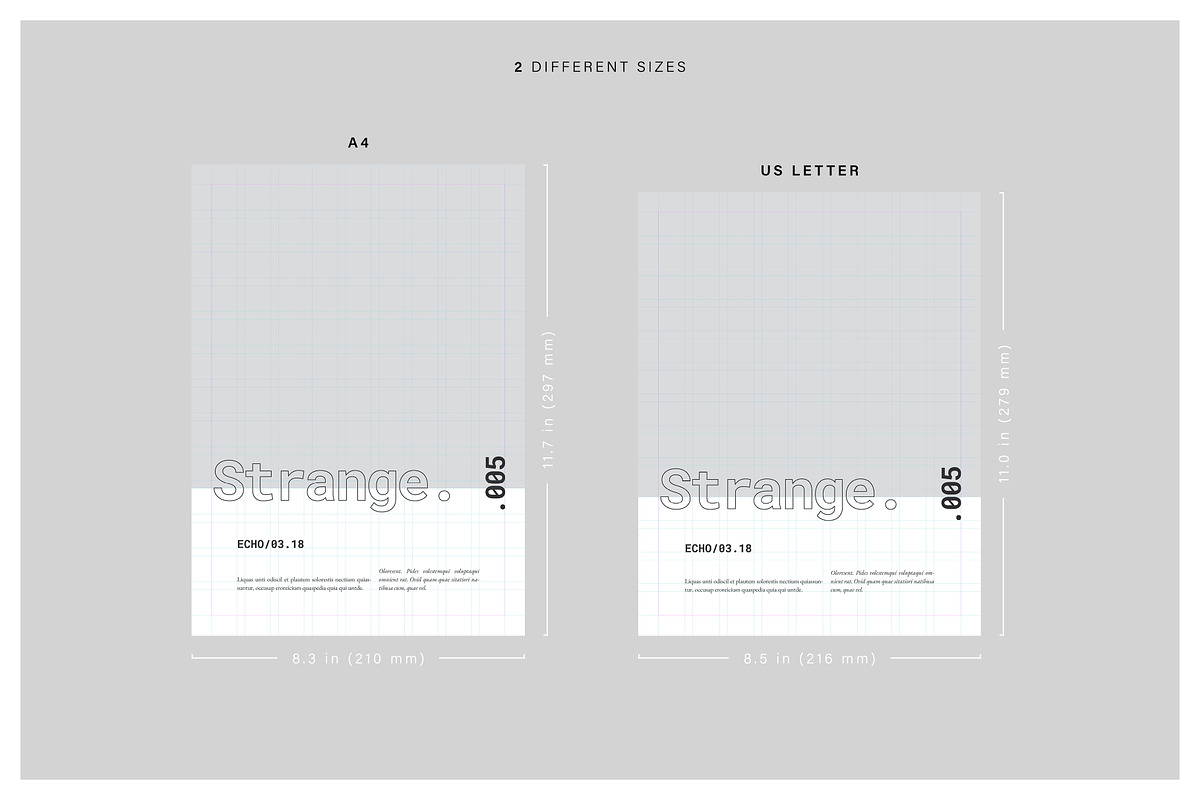 STRANGE Editorial Lookbook, a Magazine Template by Arif Tri Ananta (Photo 6 of 14)