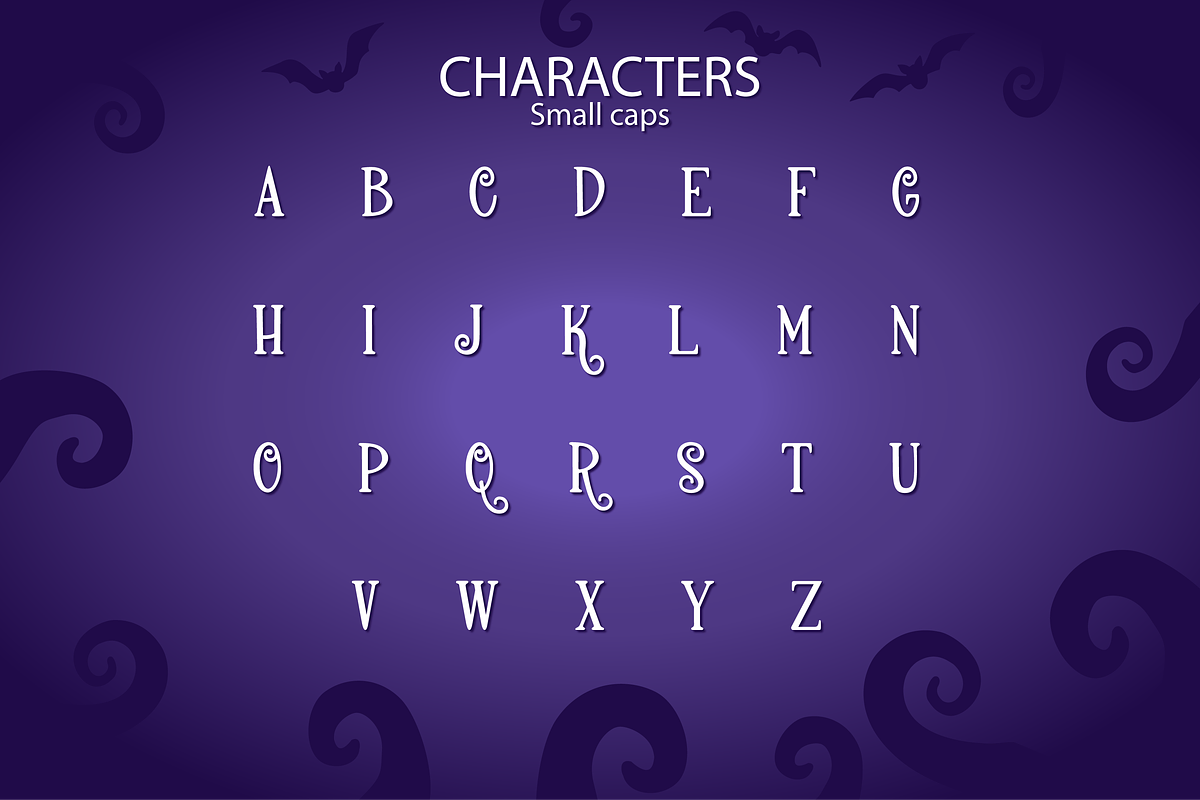 Black Cats and Witches Hats Font Duo, a Serif Font by Amber Nest Design (Photo 7 of 10)