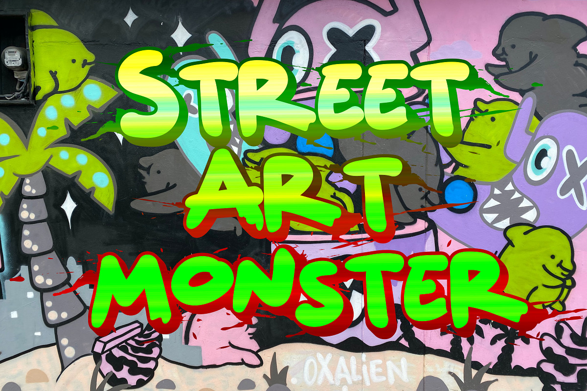 Grazy Street - Display Font, a Font by Fontcastle (Photo 6 of 11)
