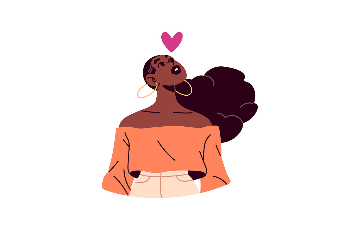 People with hearts, love concept set, a Person Illustration by PaperTrident (Photo 6 of 10)