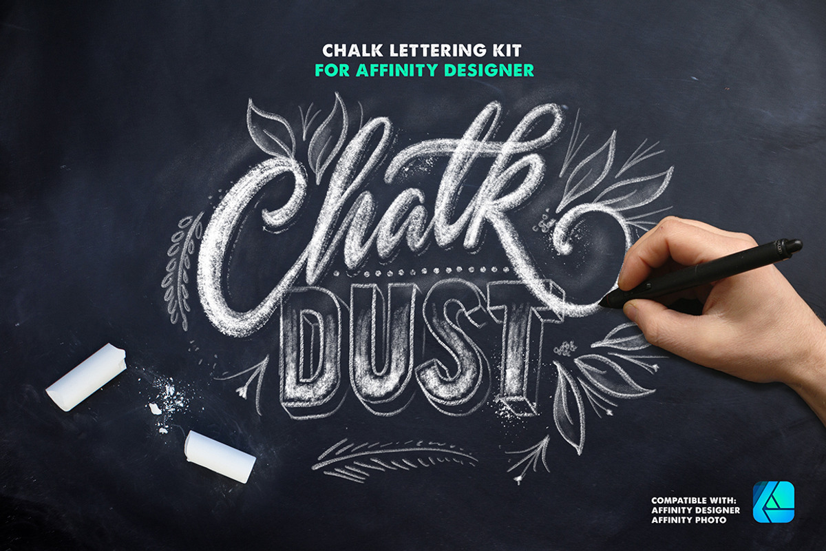 ChalkDust for Affinity Designer, a Brush Add-On by Ian Barnard (Photo 1 of 11)