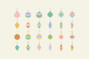 Hand Drawn Bauble Illustrations, an Illustration by HonestiesPrintS (Thumbnail 2 of 3)