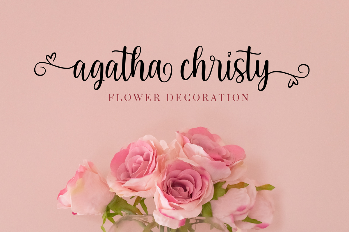 Peaceful Heart - Lovely Font Duo, a Script Font by hastatypestd (Photo 6 of 10)