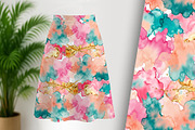 Flamingo Splash Background, a Decorative Illustration by Sharon Schwalbe (Thumbnail 1 of 5)