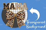 Leopard Bling Mama PNG, an Illustration by Canvas Craft (Thumbnail 2 of 6)