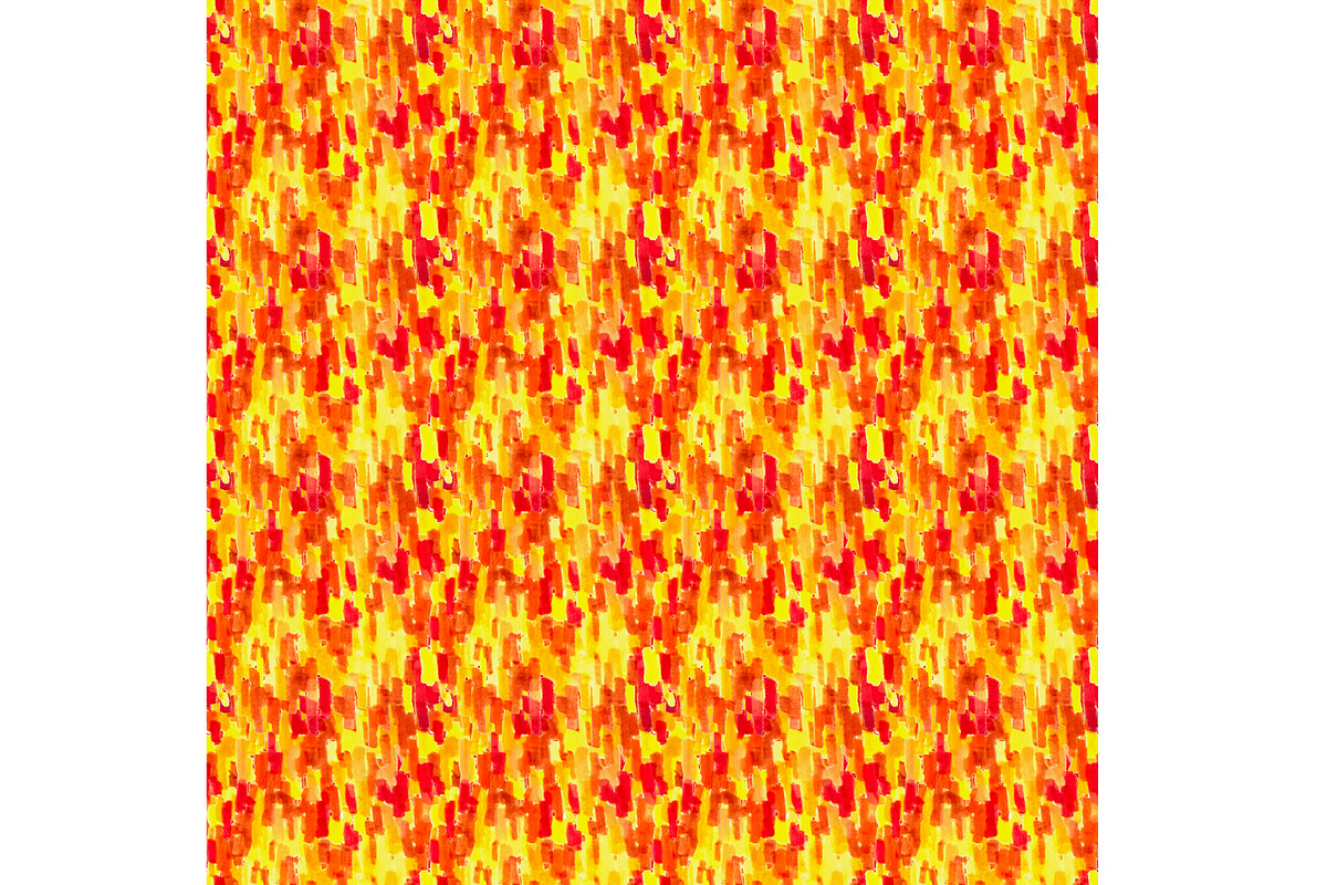 Red Yellow and Orange Impressionist, a Pattern Graphic by Sharon Schwalbe (Photo 6 of 6)