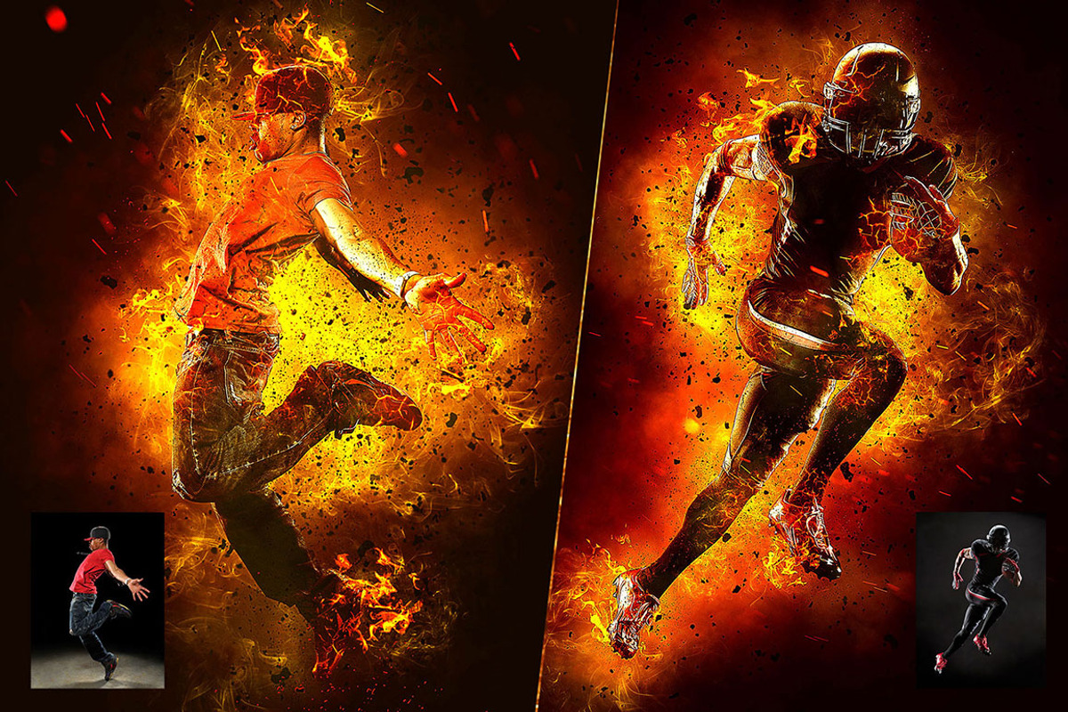 Burn Photoshop Action CS3+, an Action Add-On by Amorjesu.com (Photo 4 of 16)