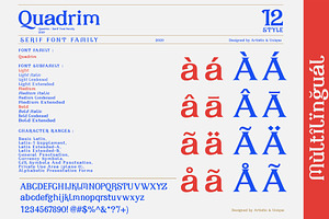 Quadrim - Serif Font Family