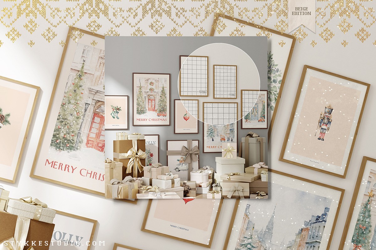 Christmas Mockup | Frame Gallery, a Household Mockup by Stykke Studio (Photo 2 of 7)