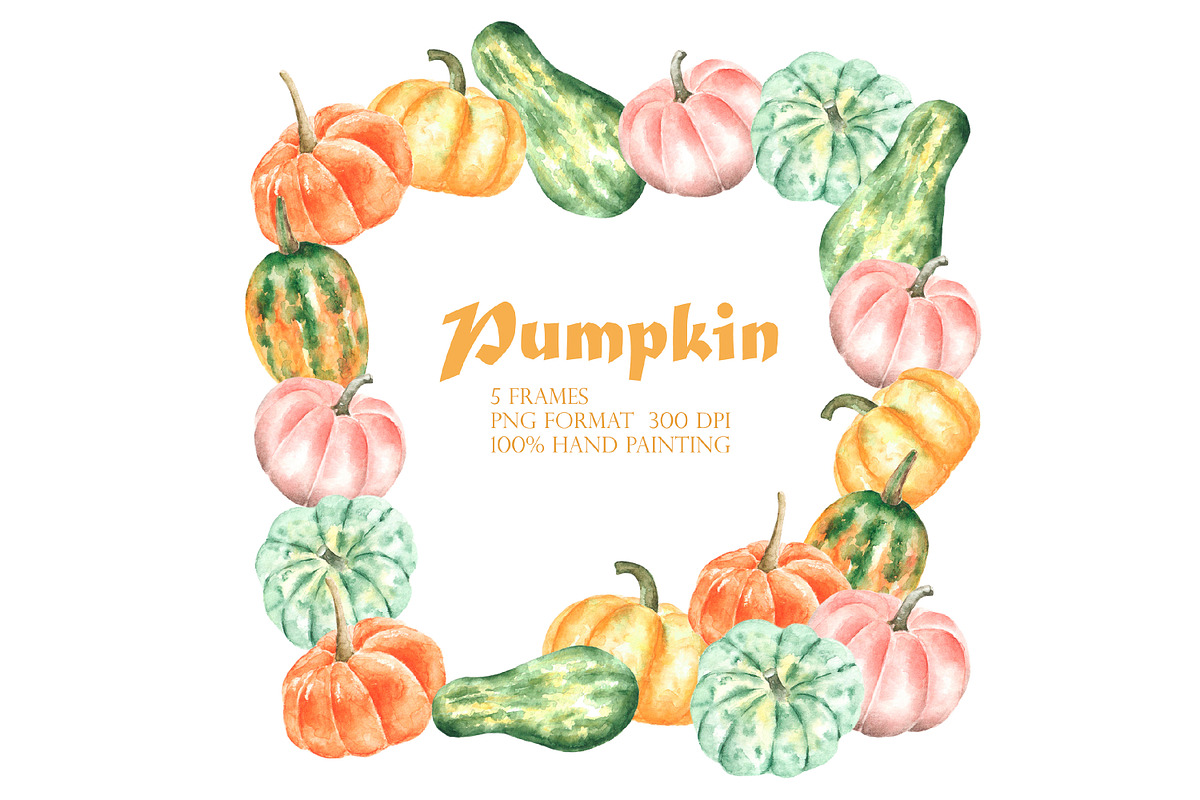 Autumn time watercolor set., a Seasonal Illustration by SabinaWatercolorArt (Photo 12 of 16)