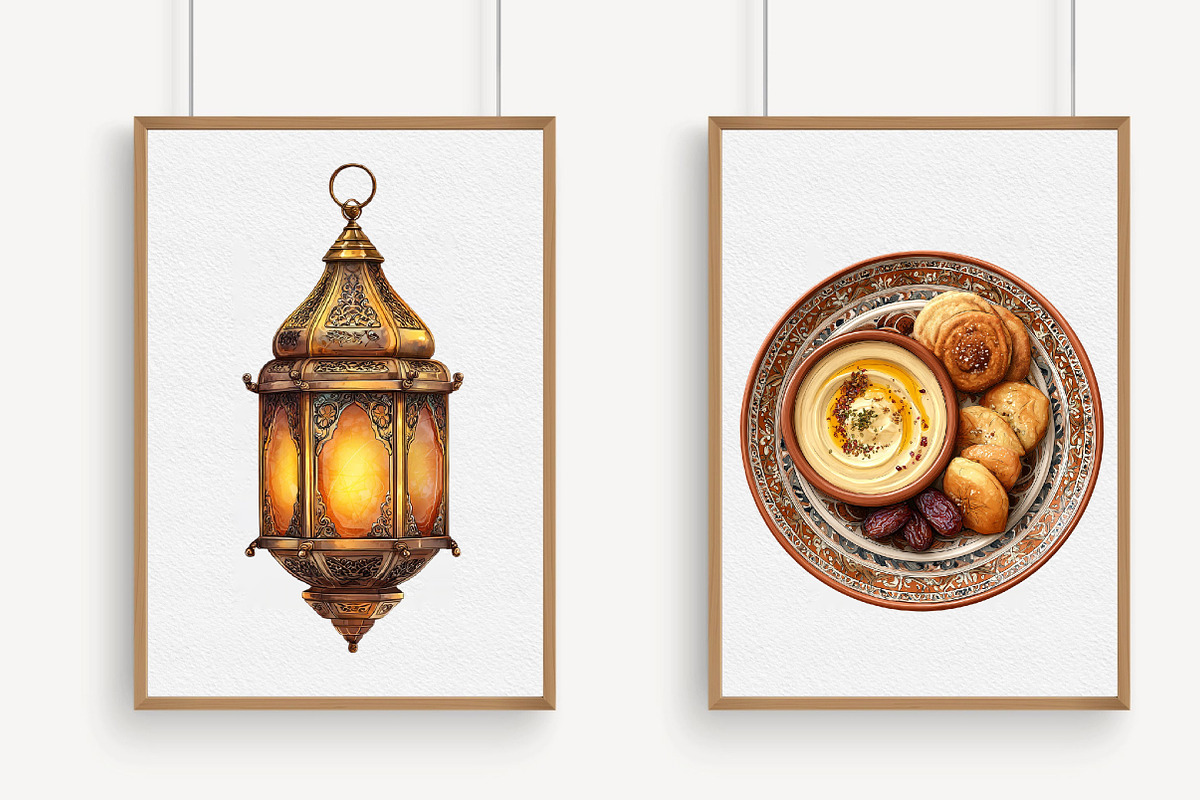 Watercolor Ramadan Iftar Food PNG, a Food Illustration by Libby Wishes (Photo 6 of 7)
