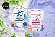 10th Birthday Invitation Canva Temp, an Invitation Template by Snapybiz (Thumbnail 10 of 10)