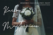 Mouthpiece - Modern Calligraphy Font, a Script Font by Arendxstudio (Thumbnail 4 of 10)