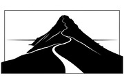 Lighthouse Cliff Silhouette Bundle, a Graphic by hafijul (Thumbnail 12 of 14)