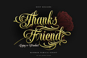 Handrid Familia Typeface, a Script Font by alit design (Thumbnail 20 of 20)