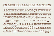 CS Mexico – Tuscan Font, a Serif Font by Craft Supply Co. (Thumbnail 8 of 8)