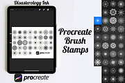 Floral Mandala Flower Set 1, a Brush Add-On by Disasterology Ink (Thumbnail 3 of 10)