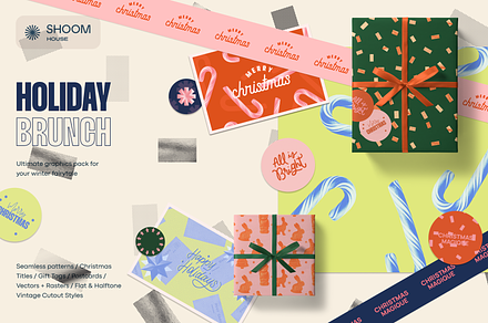 Bright Christmas Magic Bundle, a Graphic by SHOOM HOUSE