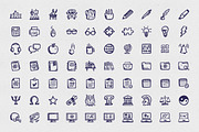 Brainy Icons Font, a Symbol Font by Hand-Drawn Goods (Thumbnail 2 of 5)