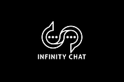 infinfty_chat_logo, a Branding & Logo Template by NicklancerShop (Thumbnail 2 of 2)