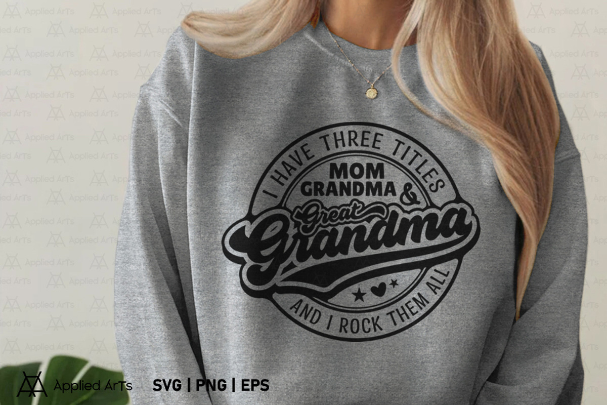 Great Grandma SVG, Mother's Day SVG, an Object Graphic by Applied Arts (Photo 4 of 9)