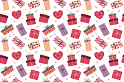 Gift boxes pattern, an Object Illustration by Cmeree (Thumbnail 2 of 3)
