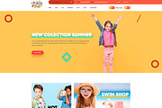 Kids - Love PSD for Kids, Baby shop, a Websites & App Template by Knighthemes (Thumbnail 2 of 12)