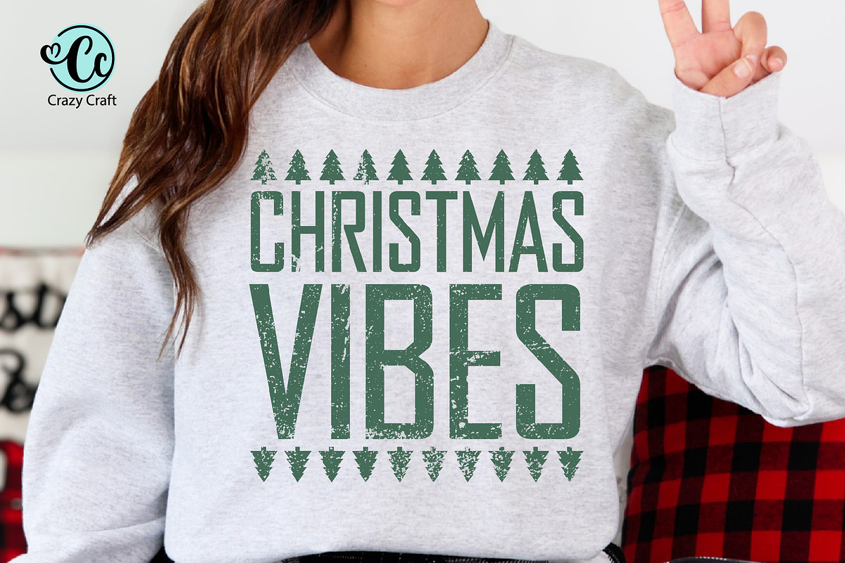 Christmas T-shirt SVG PNG Bundle, a Graphic by CrazyCraft (Photo 2 of 5)
