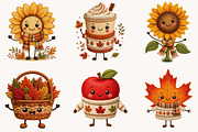 Whimsical Autumn Doodle Clipart, a Seasonal Illustration by Designworld (Thumbnail 4 of 5)